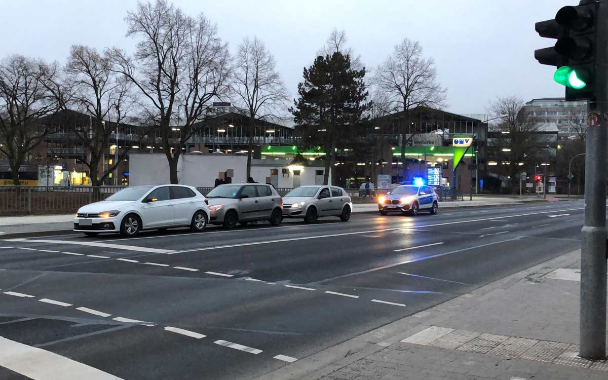 In der Albrecht-Dürer-Straße in Bayreuth kam es zu einem Verkehrsunfall. Foto: Johannes Pittroff
