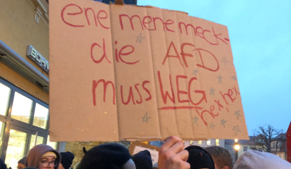 Erneut soll in Bayreuth gegen die AfD demonstriert werden. Foto: Jennifer Burgmayr
