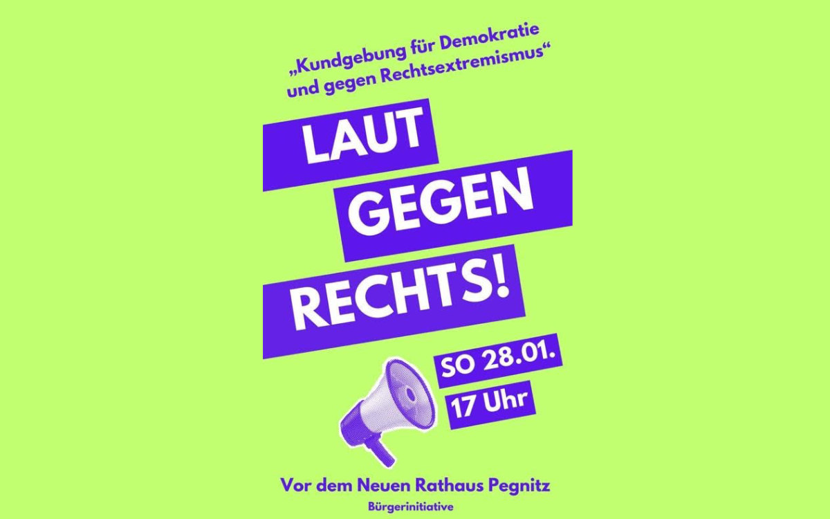 Die Demo vor dem Pegnitzer Rathaus ist für Sonntag um 17:00 Uhr geplant. Foto: Unterstützerkreis Asyl Pegnitz