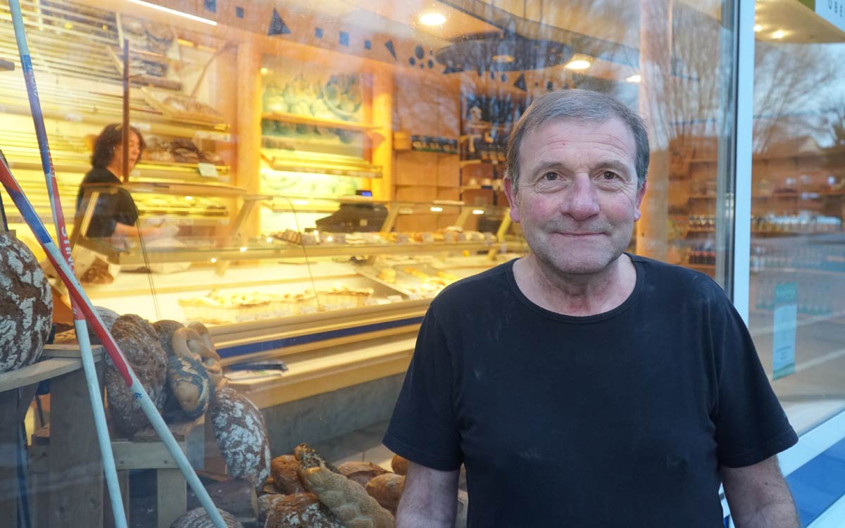 Bäckermeister Michael Rindfleisch von "Fuhrmanns Backparadies" in Laineck. Foto: Johannes Pittroff