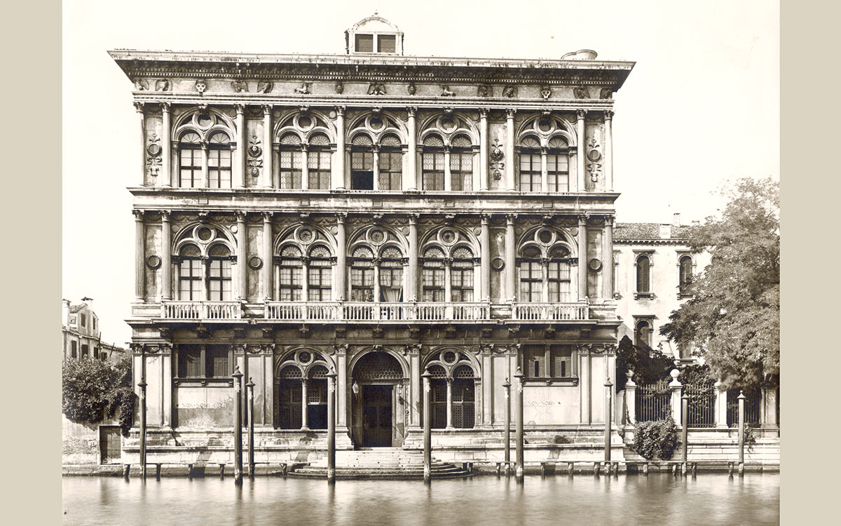 Palazzo Vendramin in Venedig, hier hielt sich Wagner zuletzt auf und verstarb dort am 13. Februar 1883. © Nationalarchiv der Richard-Wagner-Stiftung, Bayreuth