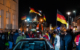 Rund 300 Protestler blockierten eine Straße im Landkreis Bamberg und sorgten dabei für den Abbruch einer Grünen-Versammlung. Foto: News5 / Merzbach