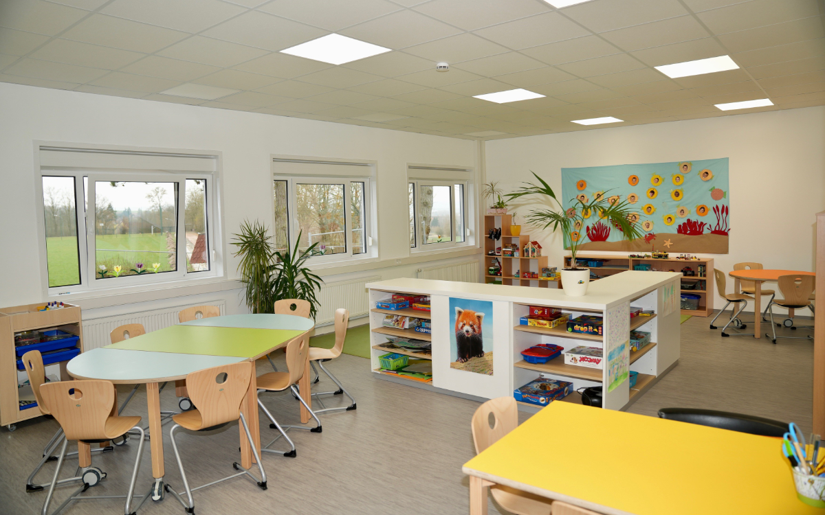 Die neuen Räumlichkeiten schaffen Raum für einen dreigruppigen Kinderhort mit bis zu 75 Plätzen. Foto: Stadt Bayreuth