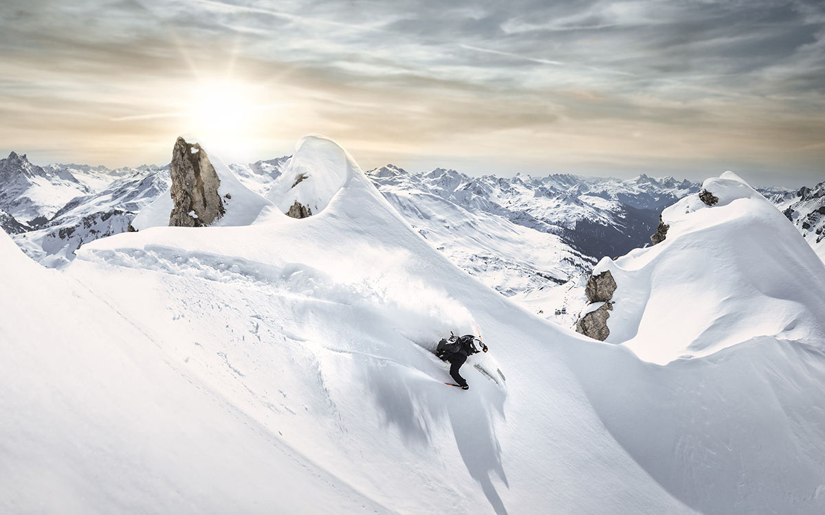 Die Arlberg-Region bietet ein traumhaftes Alpenpanorama ©Arlberg Bergbahnen