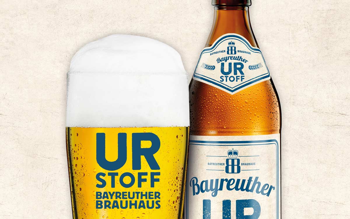 Leuchtend gelb im Glas, kernig im Geschmack: Das verspricht das neue Bier aus dem Bayreuther Brauhaus. Foto: Bayreuther Bierbrauerei AG