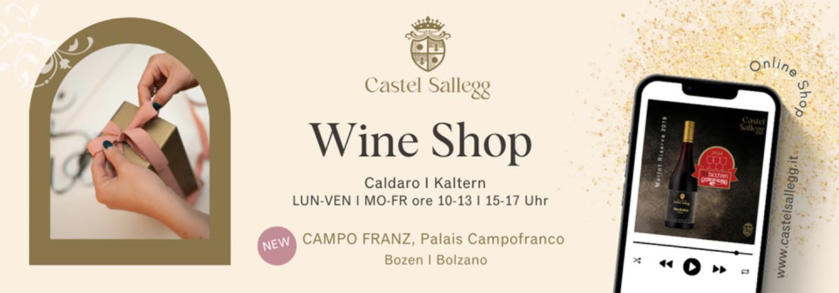 Castel-Sallegg-Weine für zu Hause. ©Castell Sallegg